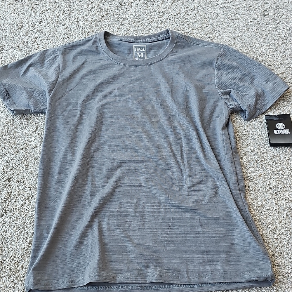 Gray Athletic Shirt W/tags